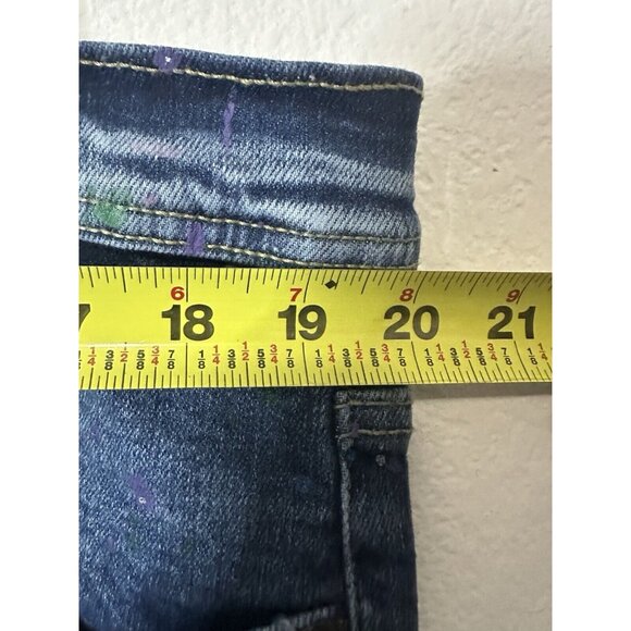 Evolution In Design Men’s Distressed Paint Splatter Jean Shorts Size 40 - Picture 5 of 10